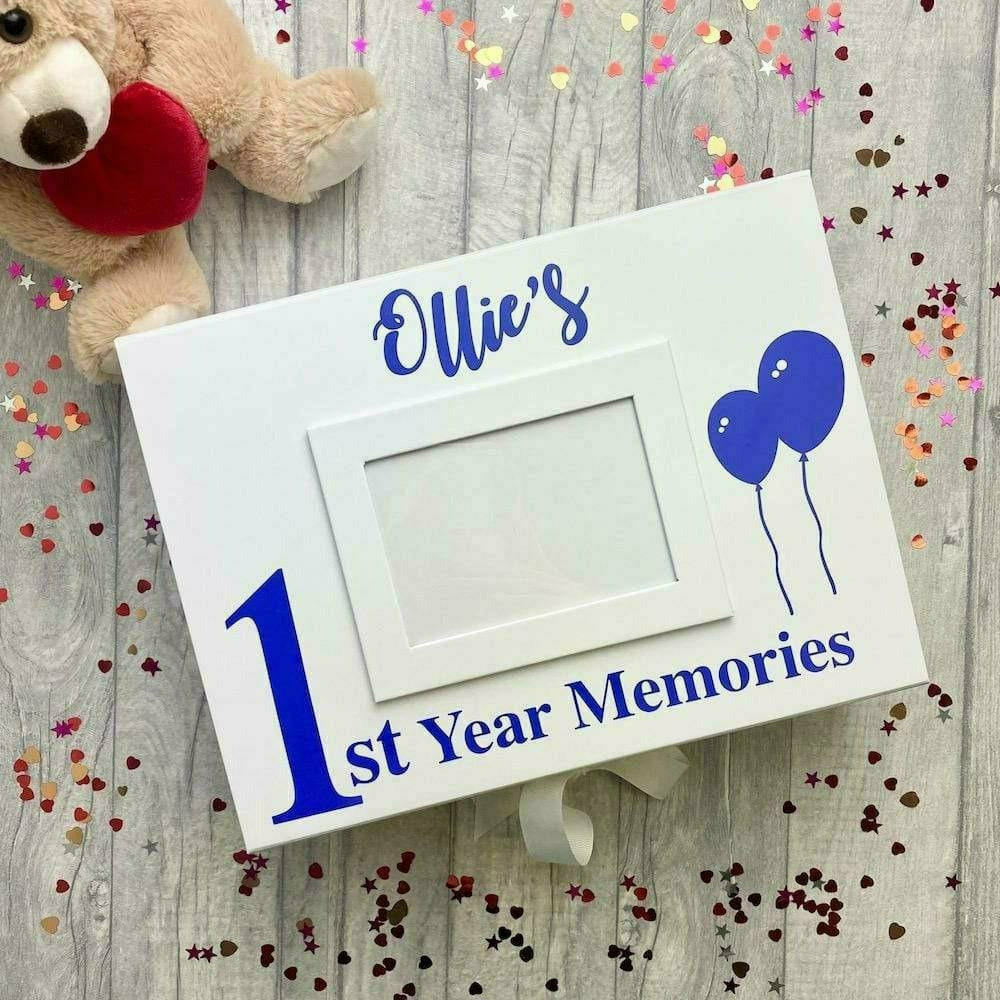Personalised 1st Years Memory Box