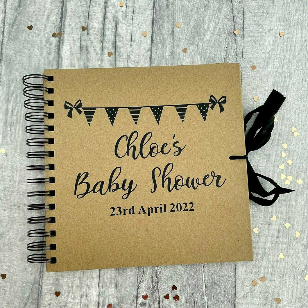 Personalised Baby Shower Scrapbook