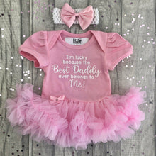 Load image into Gallery viewer, Best Daddy Ever Tutu Romper
