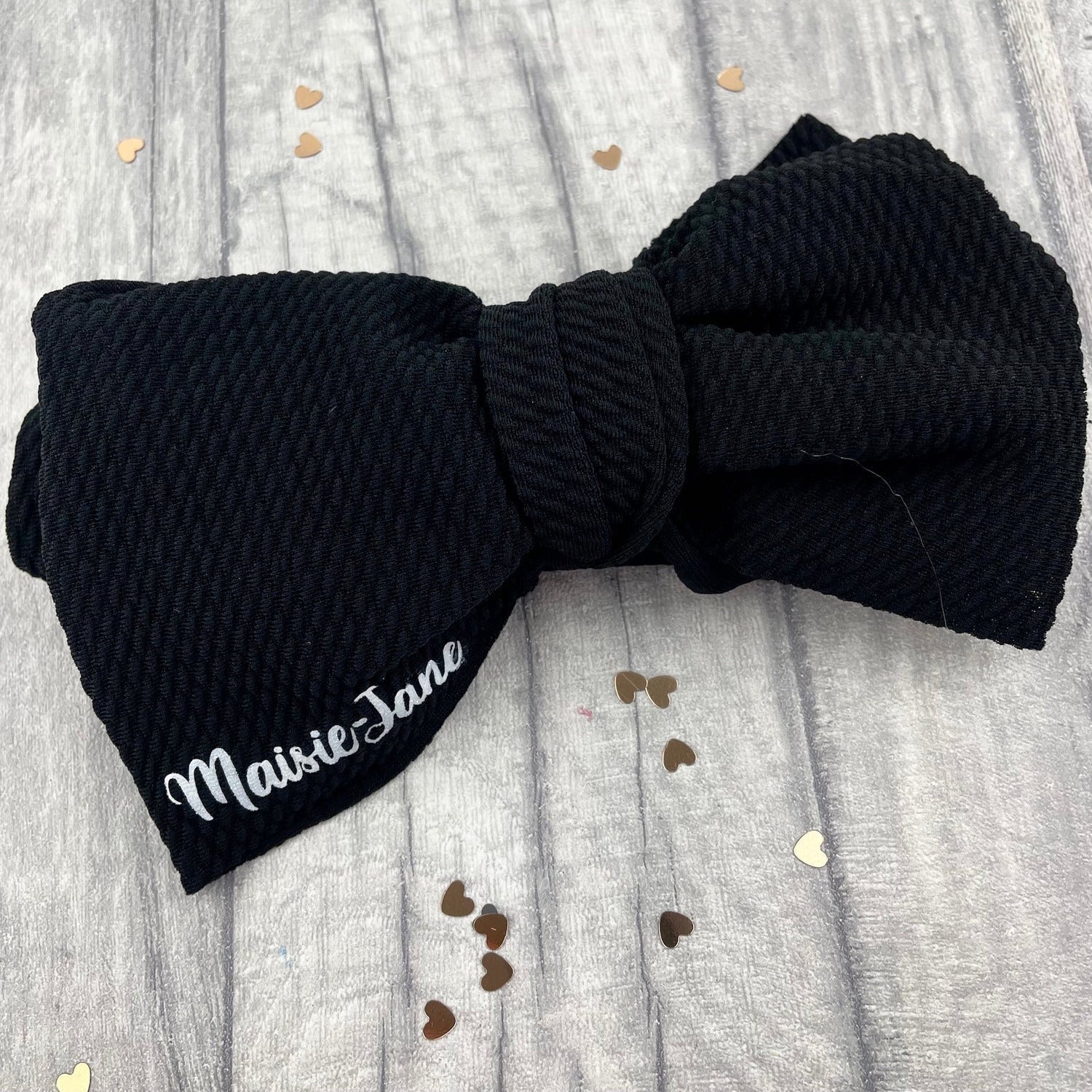 KIDS HEADBAND WITH LARGE BOW TILED IN TIME main image 1