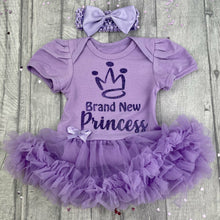 Load image into Gallery viewer, Brand New Princess Baby Girl Tutu Romper
