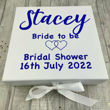 Load image into Gallery viewer, Personalised Bride to be Gift Box Hen Party Keepsake Present
