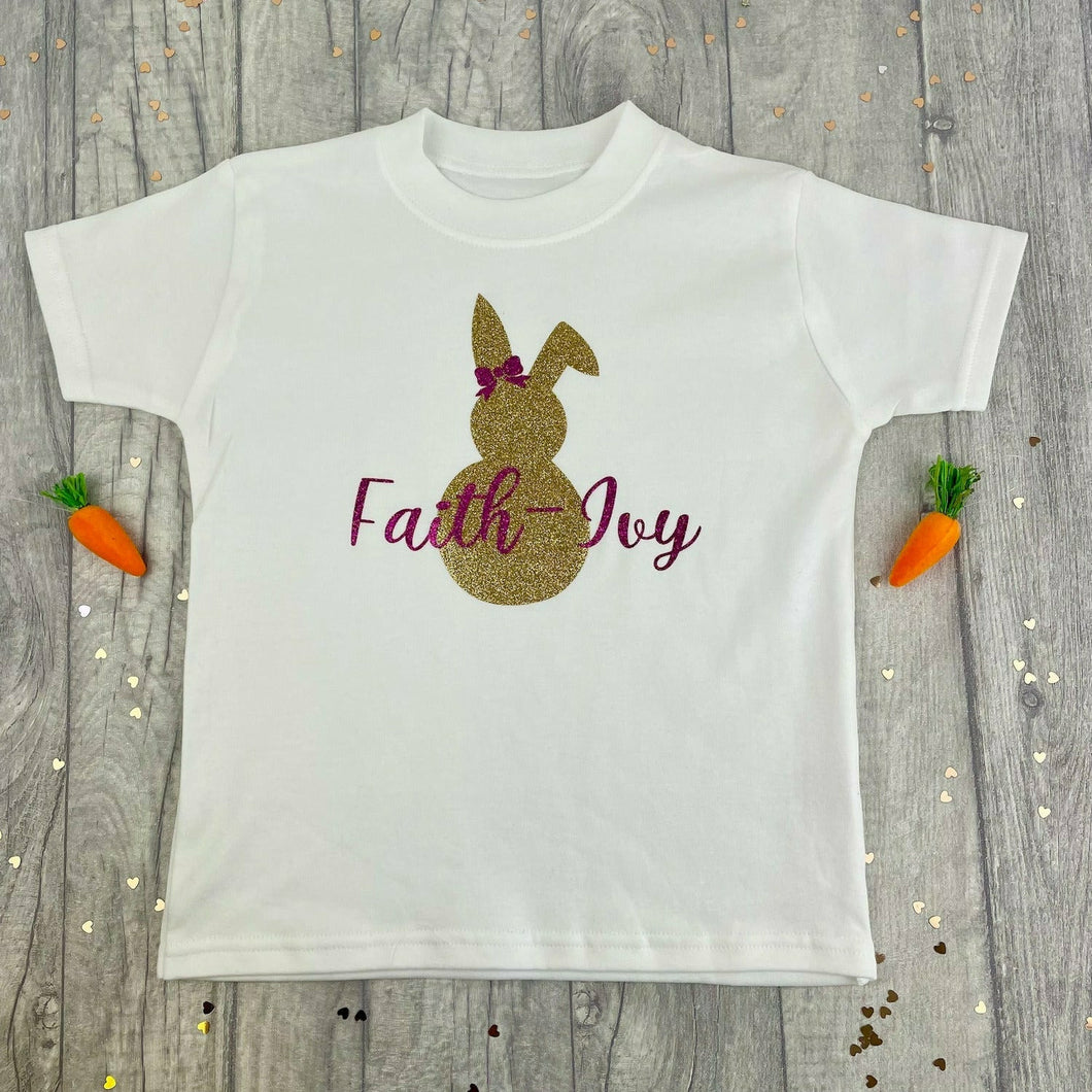 Children's Personalised Easter Bunny T-Shirt
