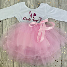 Load image into Gallery viewer, Personalised Girls Easter Pink Dress
