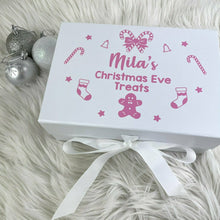 Load image into Gallery viewer, Personalised Luxury Small Children&#39;s Christmas Eve Box, Christmas Gift, Family Christmas Eve Box
