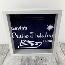 Load image into Gallery viewer, Personalised Holiday Cruise Saving Fund Money box
