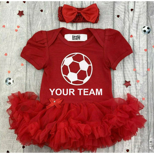 Personalise Your Own Football Tutu Romper - Little Secrets Clothing