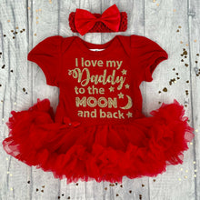 Load image into Gallery viewer, I Love My Daddy Tutu Romper
