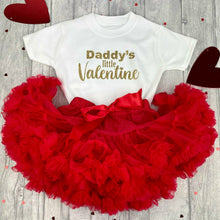 Load image into Gallery viewer, Personalised Girls, Valentines T-Shirt &amp; Boutique Tutu Skirt, Outfit Set 
