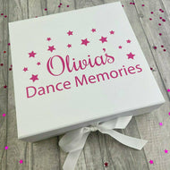Personalised Dance Memories Keepsake Gift Box