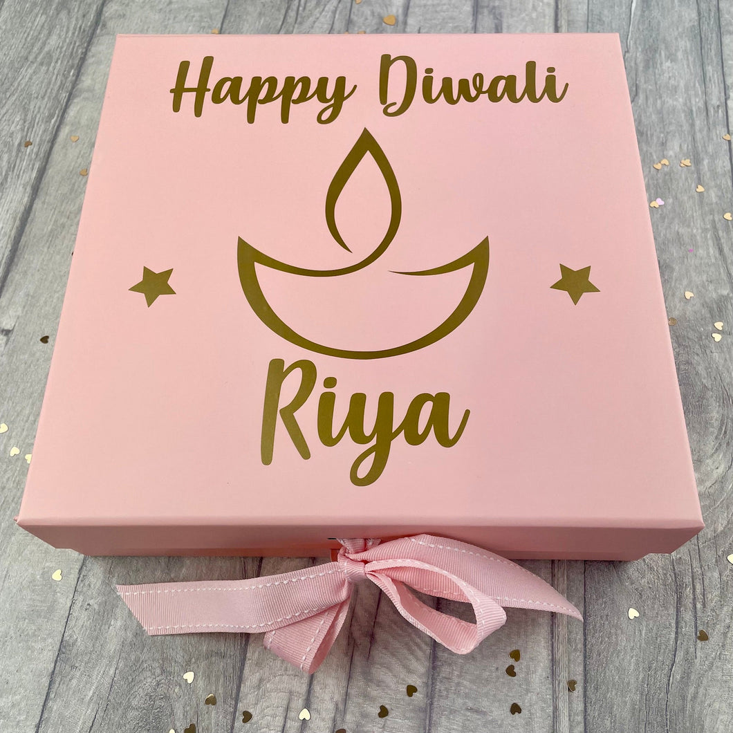 Personalised Happy Diwali Hindu Celebration Keepsake Gift Box
