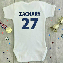 Load image into Gallery viewer, Personalised England Football Baby Boy Romper - Little Secrets Clothing
