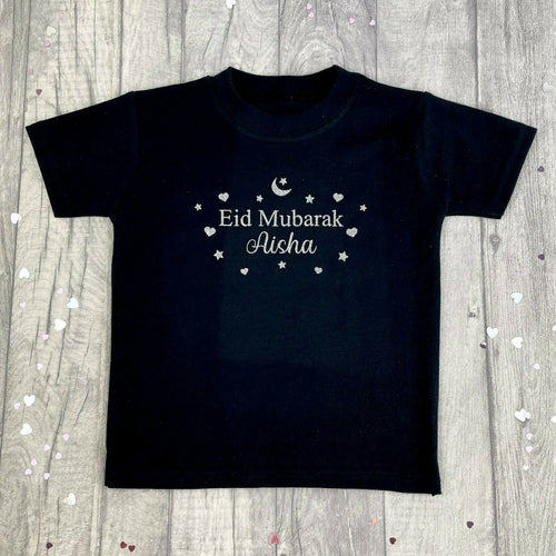 Personalised Eid Mubarak Girls T-Shirt - Little Secrets Clothing