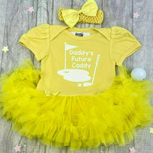 Load image into Gallery viewer, Daddy&#39;s Future Caddy Tutu Romper

