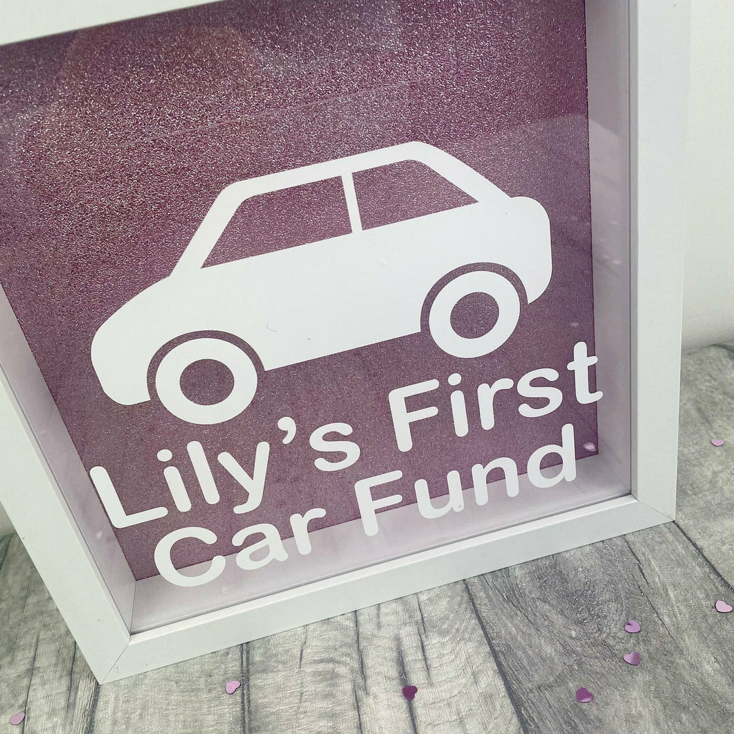 First Car Fund, Personalised Gift, Money Box