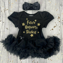 Load image into Gallery viewer, Future Hogwarts Student Tutu Romper - Little Secrets Clothing
