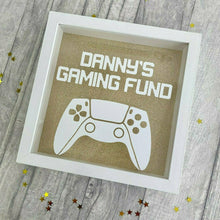Load image into Gallery viewer, Personalised &#39;Gaming Fund&#39; Money Saving Box Gift
