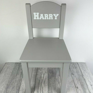 Personalised Children's Wooden Chair, Girls & Boys