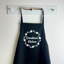 Load image into Gallery viewer, Personalised &#39;Grandma&#39;s Kitchen&#39; Adult Baking Cooking Apron, Nana
