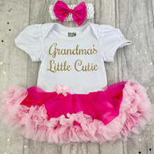 Load image into Gallery viewer, Grandma&#39;s Little Cutie Baby Girl Tutu Romper - Little Secrets Clothing
