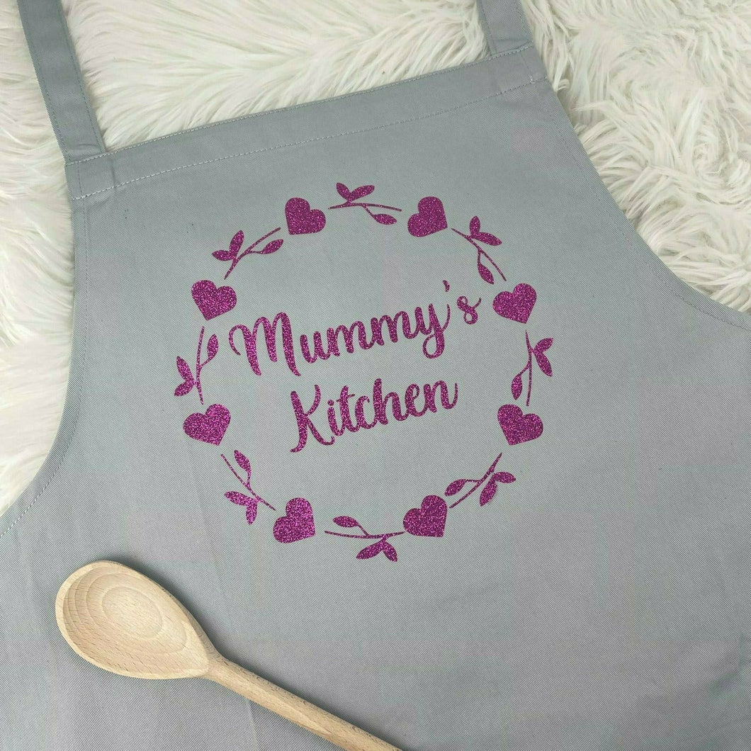 Personalised Mum's Kitchen Adult Baking Cooking Apron, Mummy - Little Secrets Clothing