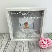 Load image into Gallery viewer, Personalised I have a Guardian Angel in Heaven I call them... Frame with Feathers
