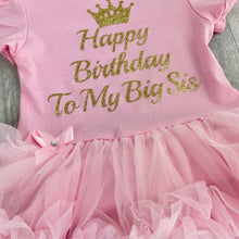 Load image into Gallery viewer, Happy Birthday To My... Tutu Romper With Matching Bow Headband
