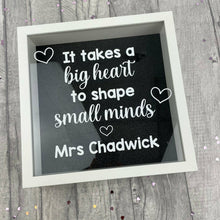 Load image into Gallery viewer, Personalised Teacher Quote Frame Gift, Thank you Teacher
