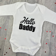 Hello Daddy Newborn Romper, Baby Announcement