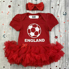 Load image into Gallery viewer, England Football Tutu Romper
