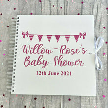 Load image into Gallery viewer, Personalised Baby Shower Scrapbook
