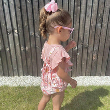 Load image into Gallery viewer, Baby Girl Pink Summer Braced Bloomer &amp; T-shirt Set - Little Secrets Clothing
