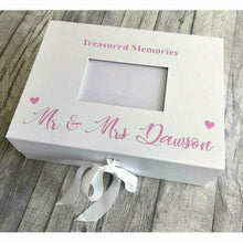 Load image into Gallery viewer, Treasured Memories Wedding A4 Photo Box Keepsake Gift - Little Secrets Clothing
