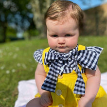 Load image into Gallery viewer, Baby Girl&#39;s Gingham Pinafore Dress - Little Secrets Clothing
