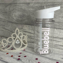 Load image into Gallery viewer, Small Personalised Crown Children&#39;s School Water Bottle
