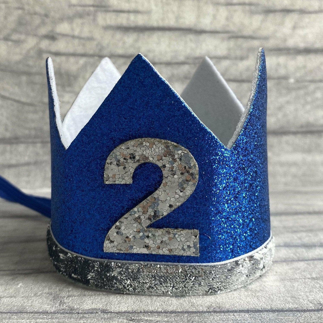Blue Birthday Boy Crown