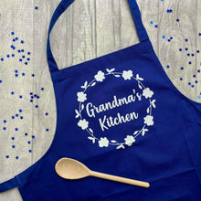 Load image into Gallery viewer, Personalised Grandma&#39;s Kitchen Adult Baking Cooking Apron, Nana
