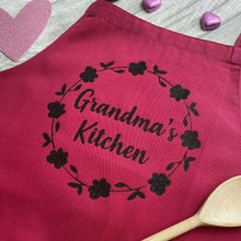 Load image into Gallery viewer, Personalised Grandma&#39;s Kitchen Adult Baking Cooking Apron, Nana - Little Secrets Clothing
