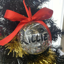 Load image into Gallery viewer, Personalised Disney Inspired Christmas Gift Bauble
