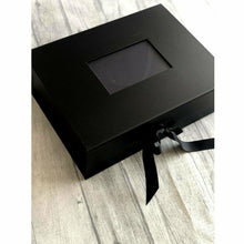 Load image into Gallery viewer, Customise Your Own Black Photo Ribbon Box
