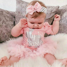 Load image into Gallery viewer, Baby Girl My 1st Easter Tutu Romper
