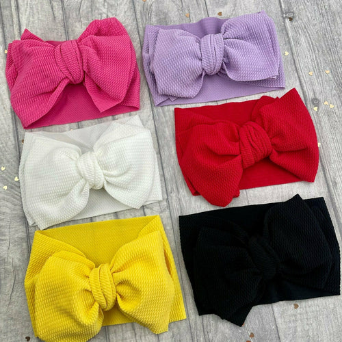 Baby Girl Large Boutique Bow Headband - Little Secrets Clothing