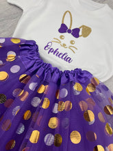 Load image into Gallery viewer, Girls Personalised Easter Skirt &amp; T-shirt Set - Little Secrets Clothing
