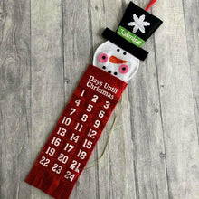 Load image into Gallery viewer, Snowman Christmas Countdown Personalised Advent Calendar - Little Secrets Clothing
