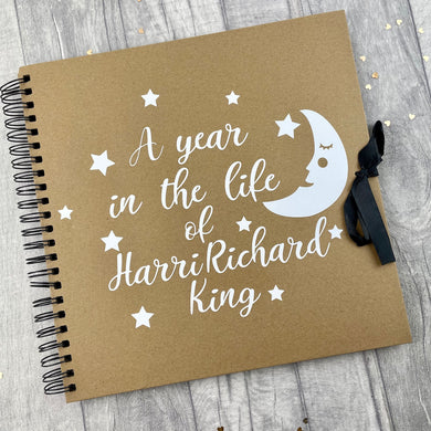 A Year In The Life Of... Personalised Baby Memories Scrapbook