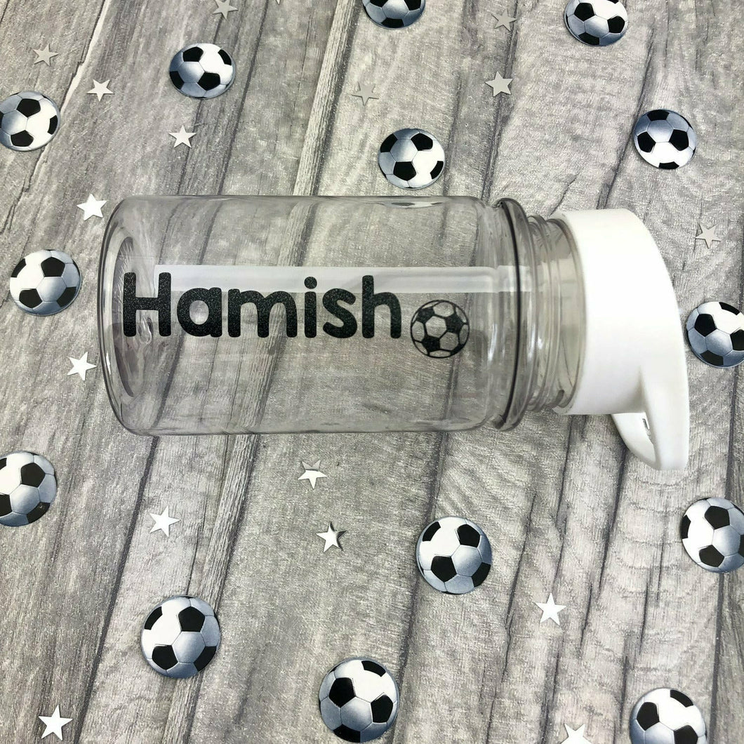 Small Personalised Football Children's Water Bottle