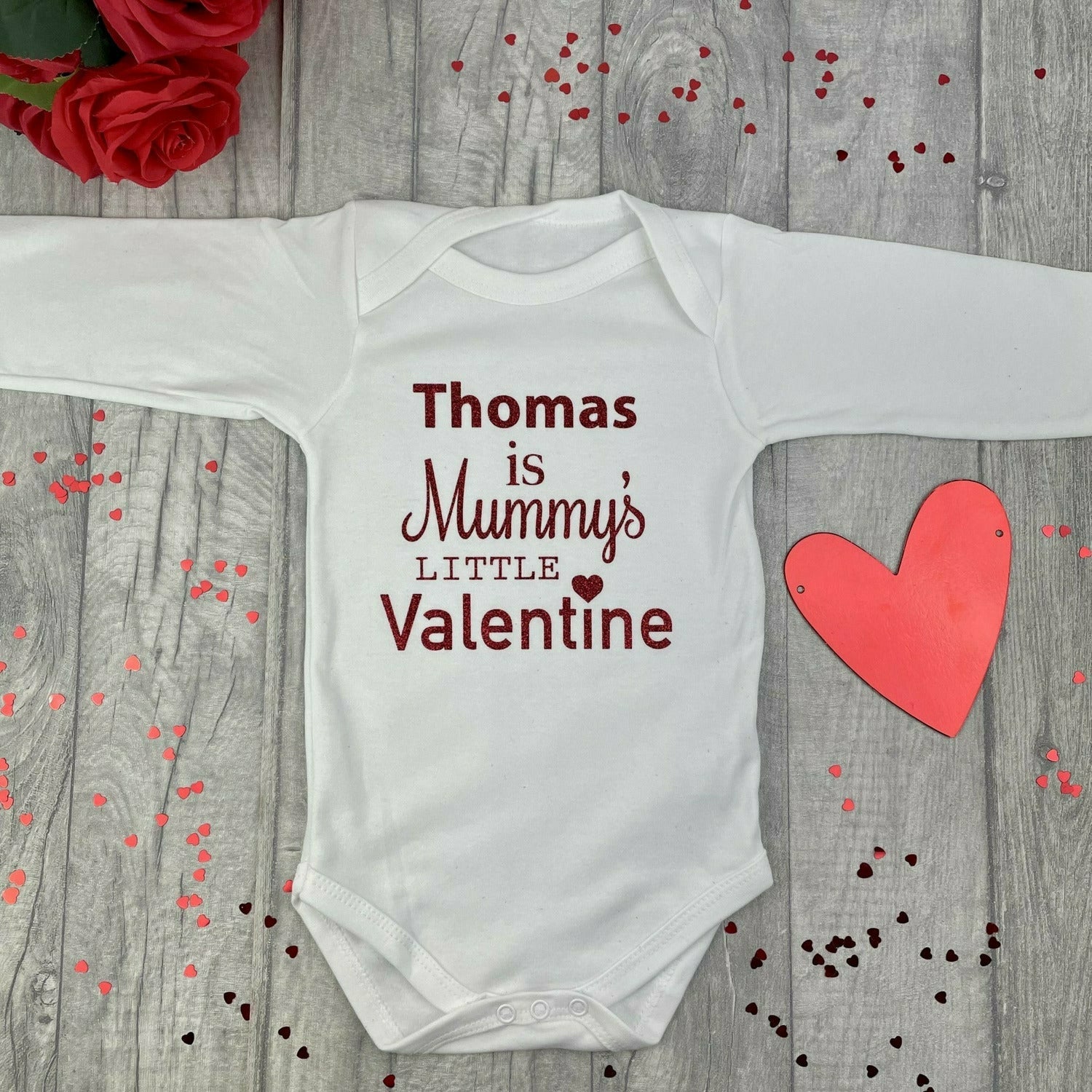 For Baby Girl Baby Boy 1st Valentine's Day Outfit Sorry Girls
