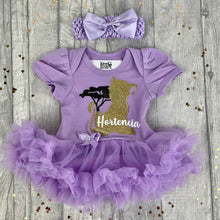 Load image into Gallery viewer, WORLD BOOK DAY! Disney Lion King Nala Personalised Baby Girl Tutu Romper With Matching Bow Headband
