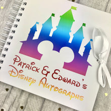 Load image into Gallery viewer, Personalised Disney Autographs Scrapbook Gift, Holiday Memories
