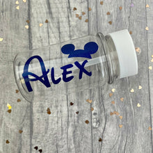 Load image into Gallery viewer, Small Personalised Mickey Mouse Children&#39;s School Water Bottle
